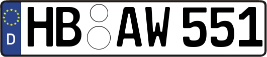 HB-AW551