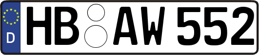 HB-AW552