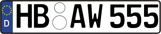 HB-AW555