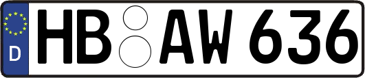 HB-AW636