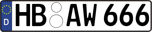 HB-AW666