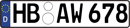 HB-AW678