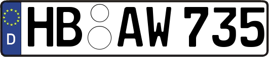 HB-AW735
