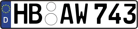 HB-AW743