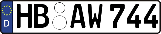 HB-AW744