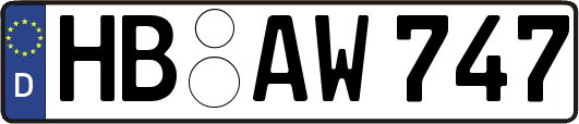 HB-AW747