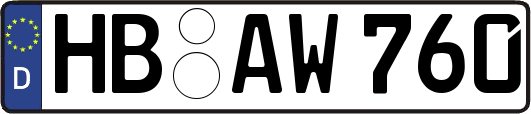 HB-AW760