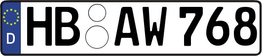 HB-AW768