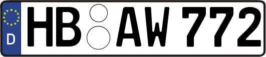 HB-AW772