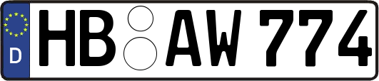HB-AW774