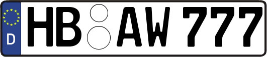 HB-AW777
