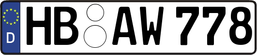 HB-AW778