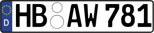 HB-AW781