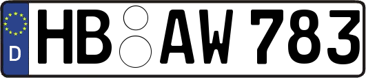 HB-AW783
