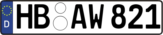 HB-AW821