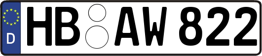 HB-AW822