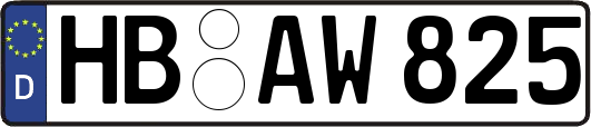 HB-AW825