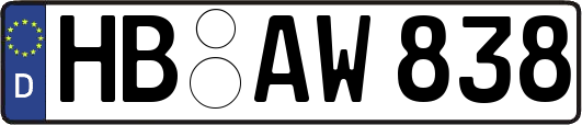 HB-AW838