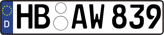 HB-AW839