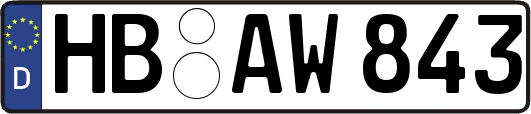 HB-AW843