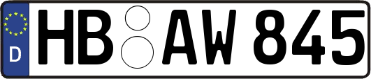 HB-AW845