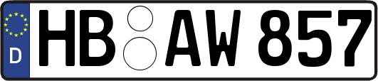 HB-AW857