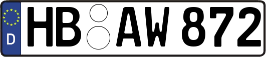 HB-AW872