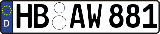 HB-AW881
