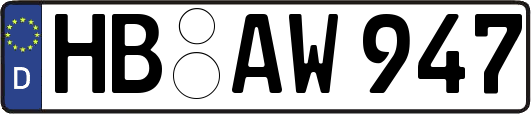 HB-AW947