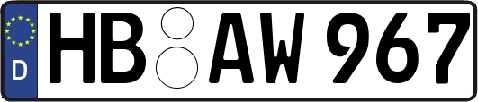 HB-AW967