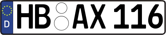 HB-AX116