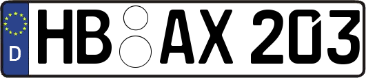 HB-AX203