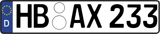 HB-AX233