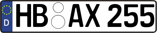 HB-AX255