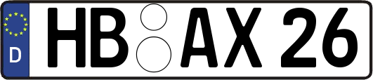 HB-AX26