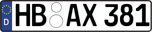 HB-AX381