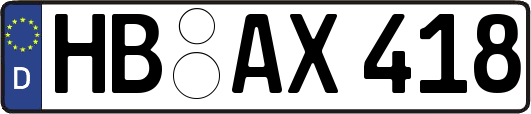 HB-AX418