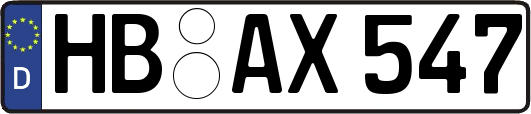 HB-AX547