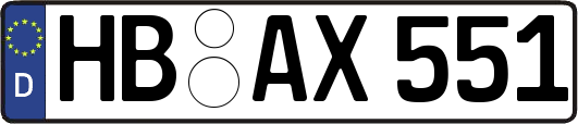 HB-AX551