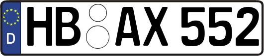 HB-AX552