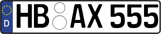 HB-AX555