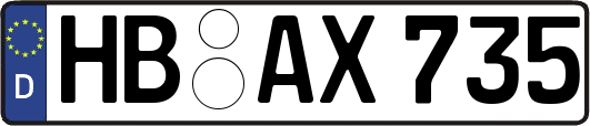 HB-AX735
