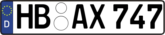 HB-AX747