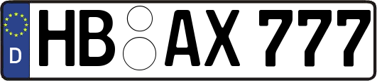 HB-AX777