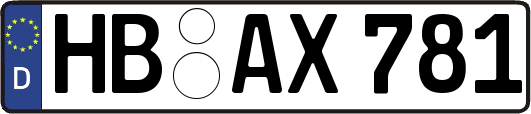HB-AX781