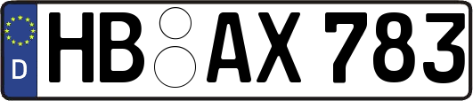 HB-AX783
