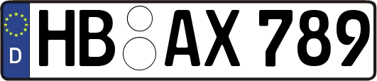HB-AX789