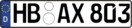 HB-AX803