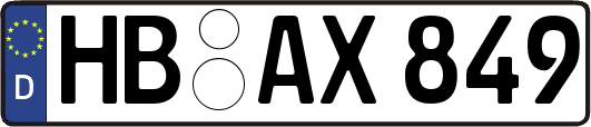 HB-AX849