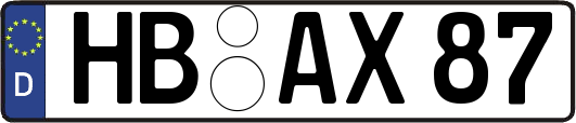 HB-AX87